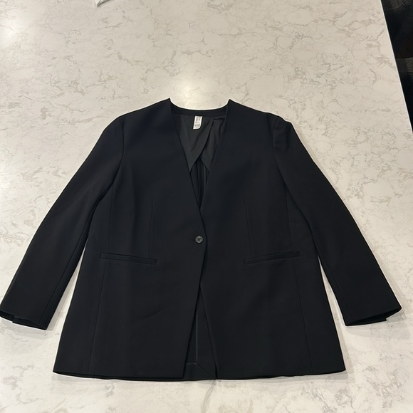 Spanx The Perfect Oversized Collarless Blazer Ponte Black XL - Picture 13 of 16